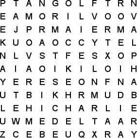 word search puzzle