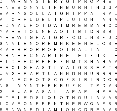 word search puzzle