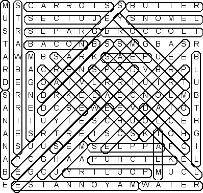 word search puzzle solution