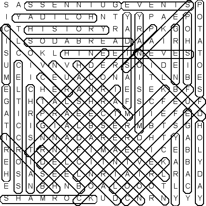 word search puzzle solution