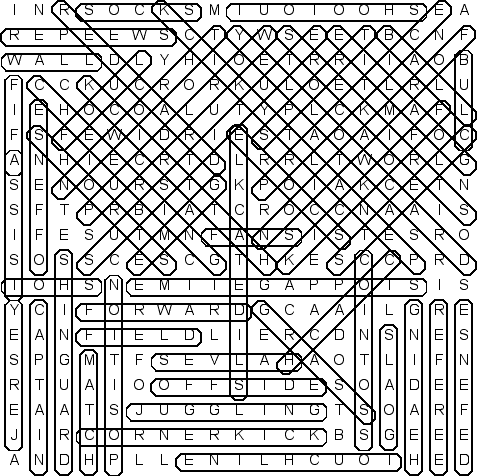 word search puzzle solution