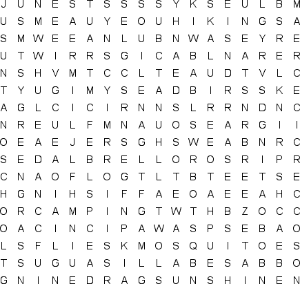 word search puzzle