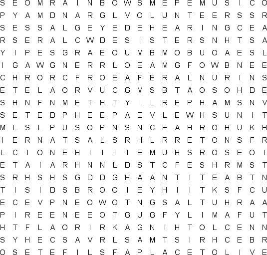 word search puzzle