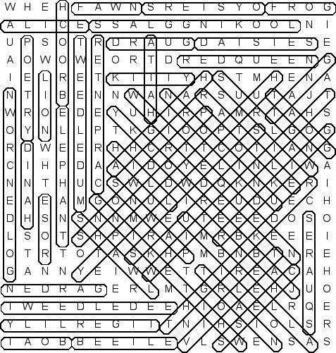 word search puzzle solution