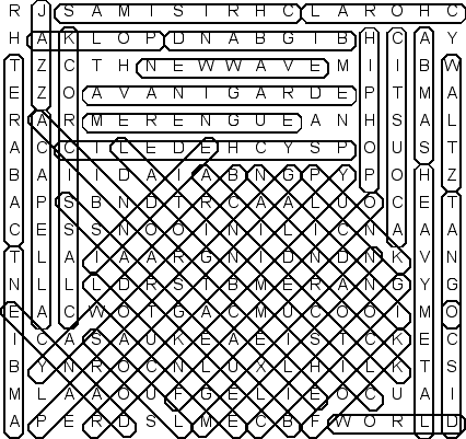 word search puzzle solution