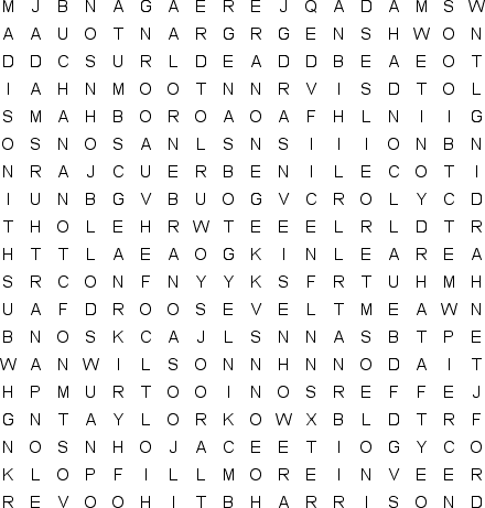 word search puzzle